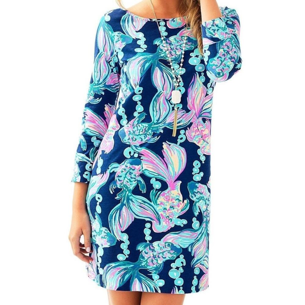 Lilly Pulitzer Marlowe Dress in Going Coastal Women's Size Small EUC